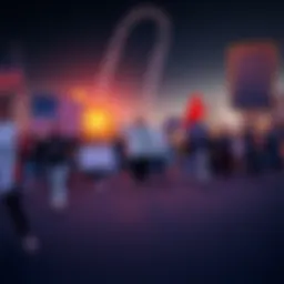 A group of people holding signs and banners opposing data centers in their community