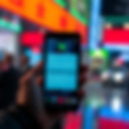 A smartphone displaying the Android app with a notification about Pro feature restrictions