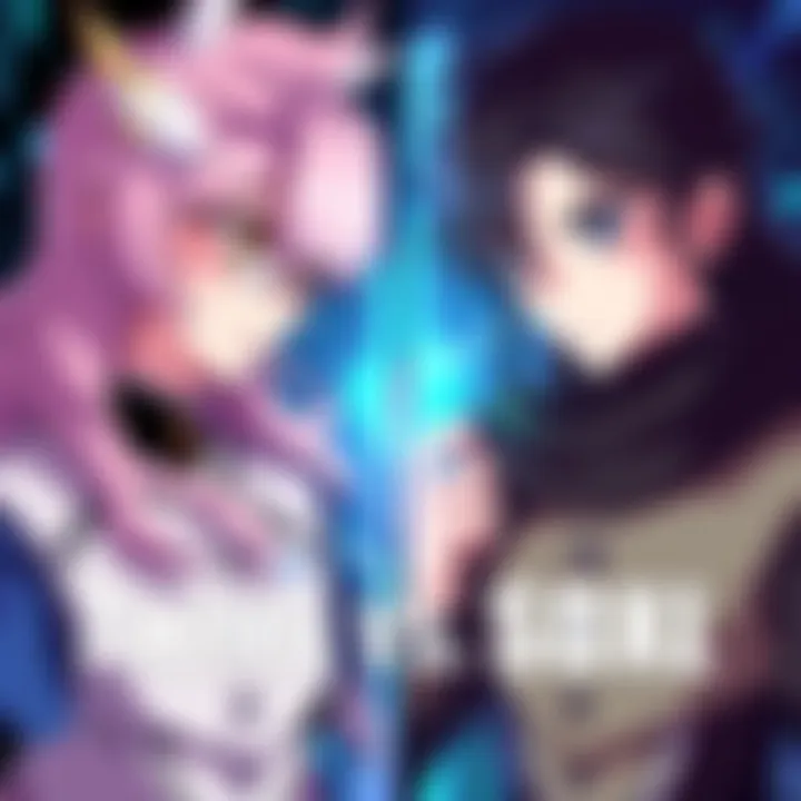 A side-by-side comparison of characters created with Anima and SDXL showcasing different styles and features