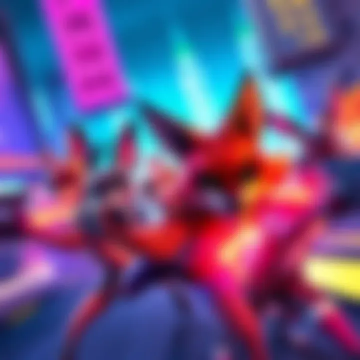 Vibrant animal characters engaged in intense action gameplay, inspired by Hotline Miami and Zootopia.