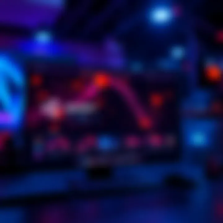 Scene showing animated thumbnails for particle prefabs in Unity's interface