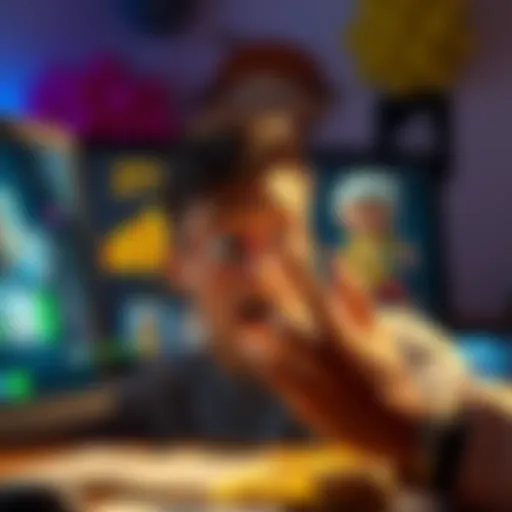 A visual representation showing a person looking frustrated while analyzing the high cost of a 5-second animation on a computer screen.