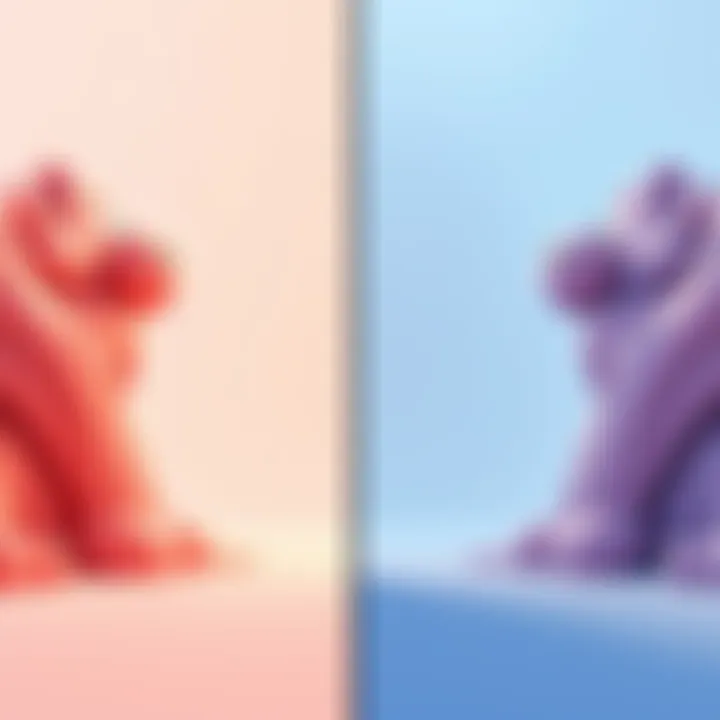 A side-by-side comparison of sprite animations using tweening and shader effects, showing a smooth animation on one side and a jerky animation on the other.