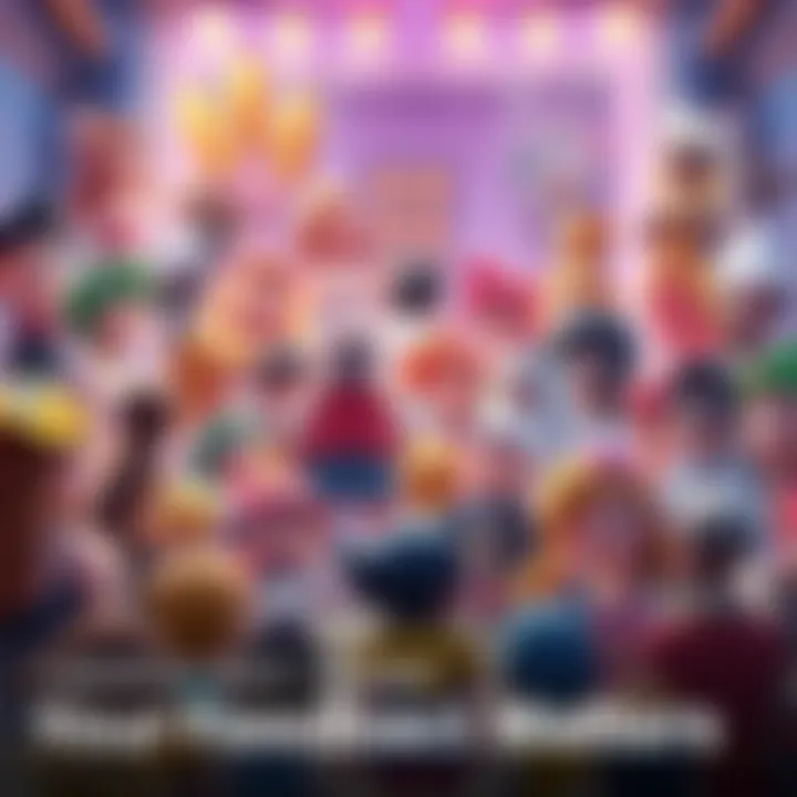 A vibrant scene showcasing diverse animation styles with colorful characters and backgrounds, reflecting community feedback and creativity.