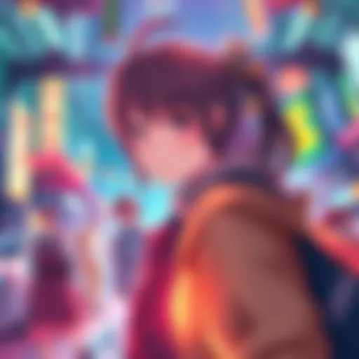 Colorful anime-style image showcasing characters and vibrant backgrounds generated using Z-image Turbo