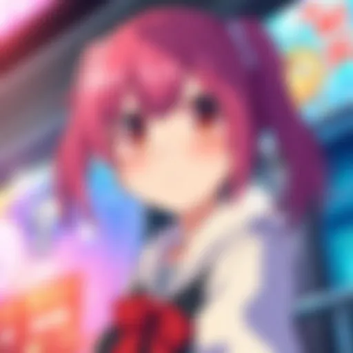 Anime character Lora with a puzzled expression, surrounded by colorful backgrounds, symbolizing the confusion around Moderator Review.