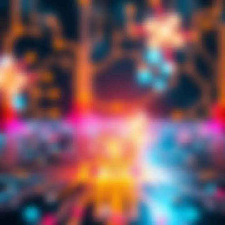 A visual representation of Anthropic's advancements in AI technology with bright colors and circuits symbolizing innovation.