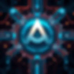 Anthropic logo with a futuristic AI graphic in the background, representing the Opus 5.5 model launch.