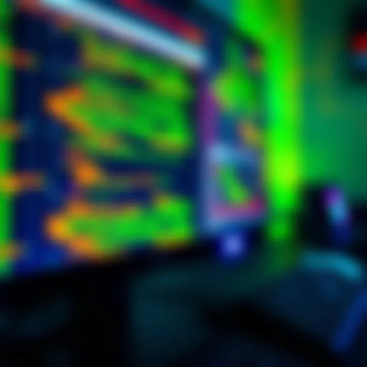 A visual representation of a computer screen displaying code and AI graphics, symbolizing the advancement in AI from Anthropic.