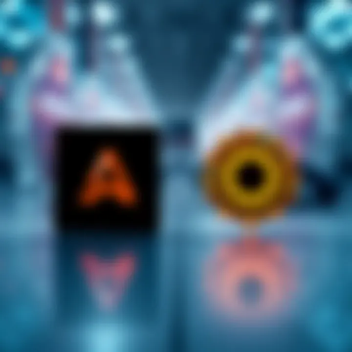 Logos of Anthropic and OpenAI placed side by side, symbolizing their competition in artificial intelligence.