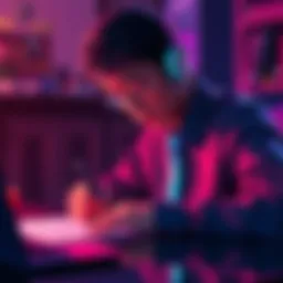 A person writing an apology letter about character.ai, showing remorse and determination to support the app.