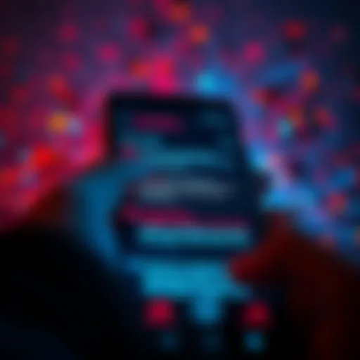 A smartphone screen showing confusing app issues with error messages and navigation problems