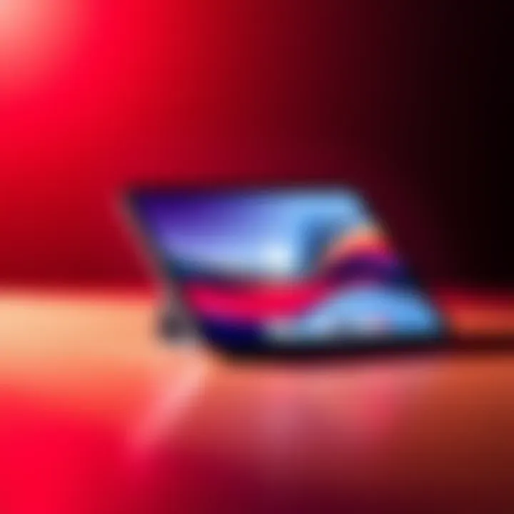 A modern Apple iPad showcasing its new features and design changes, symbolizing a shift from Steve Jobs' original vision.