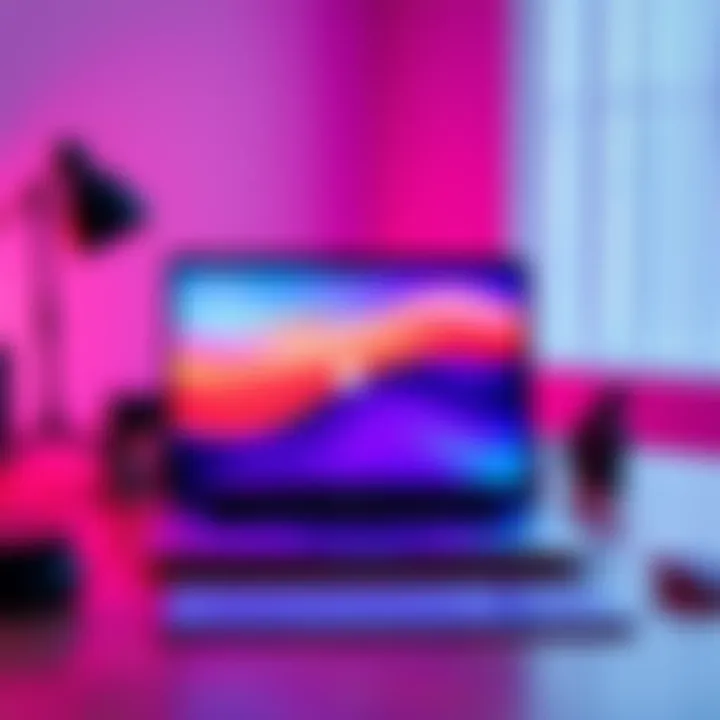 New Apple MacBook Neo laptop on a desk with a modern design