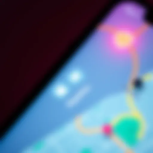 A close-up of Apple Maps interface on a smartphone showing updated navigation features and user consent settings.