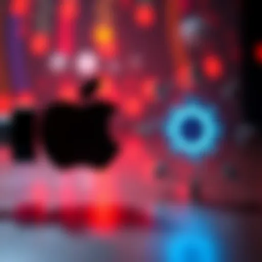 Logos of Apple and OpenAI facing off, representing the lawsuit for trade secret theft