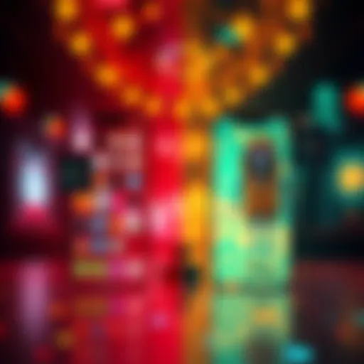 A side-by-side display of a standard application and an AI-driven application, with visual elements showing creativity and authenticity