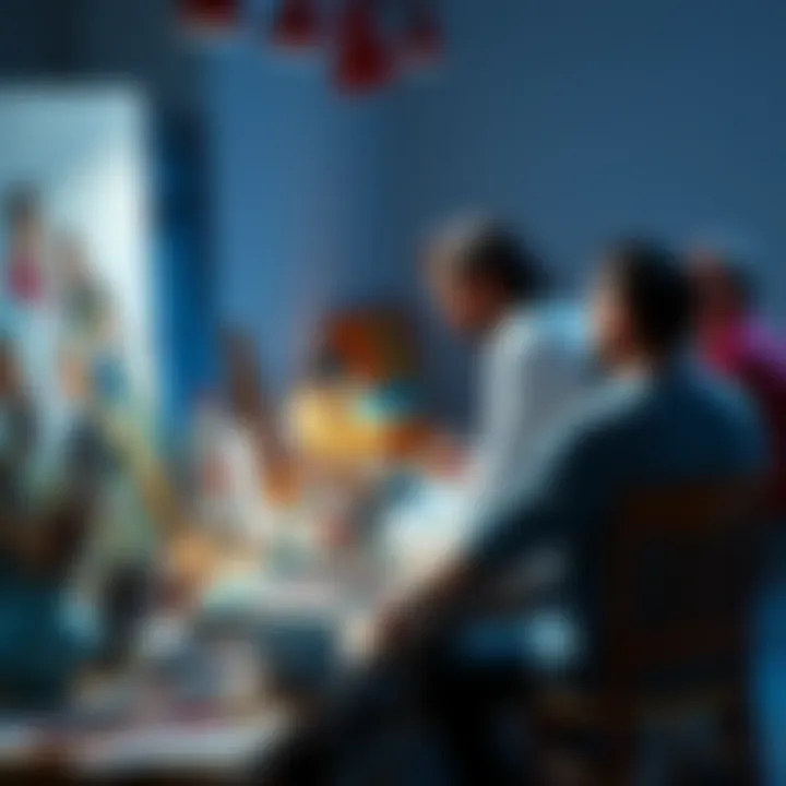 A person painting at a table surrounded by art supplies, sharing tips on art techniques with others
