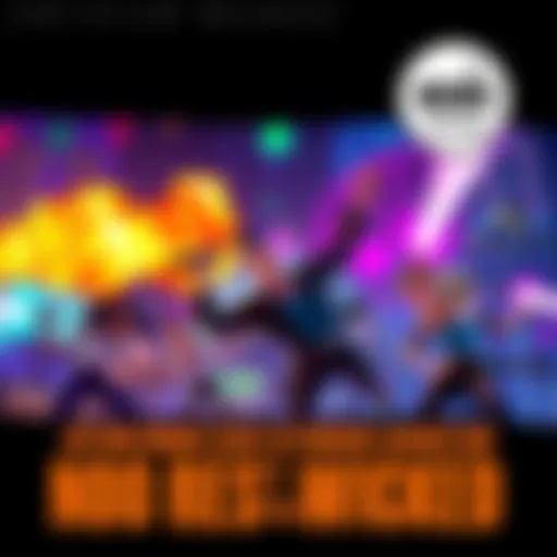 A vibrant scene from the animation for No Rest for the Wicked, showcasing dynamic characters and colorful action