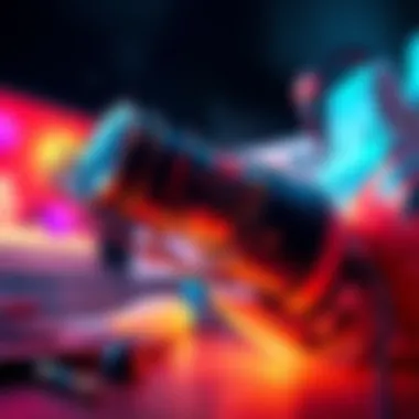 A vibrant and colorful steam capsule redesigned by an artist, showcasing unique artistic elements and fresh styles.