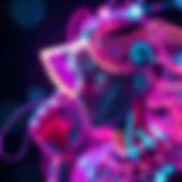 An artist creates digital art with the help of generative AI tools, showcasing a blend of traditional and modern techniques.