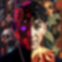 An artist shows side-by-side comparisons of AI-generated art and classic human-created art, highlighting differences in emotion and depth.