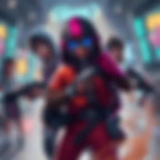 Three artists showcase their unique art designs for a typing combat game