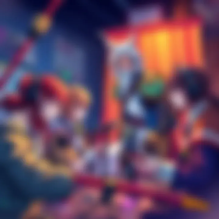 A group of artists working together on character designs and music for RPG Maker games