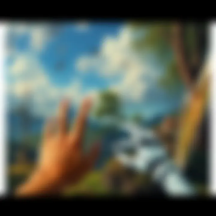A collage showing artists painting in nature, with robotic hands reaching toward them, symbolizing the clash between human creativity and generative AI.