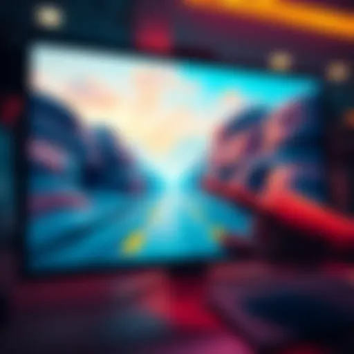 A user clicks on a new one-click feature in Aseprite for easy parallax scrolling. The screen shows animated layers moving in a 2D environment.