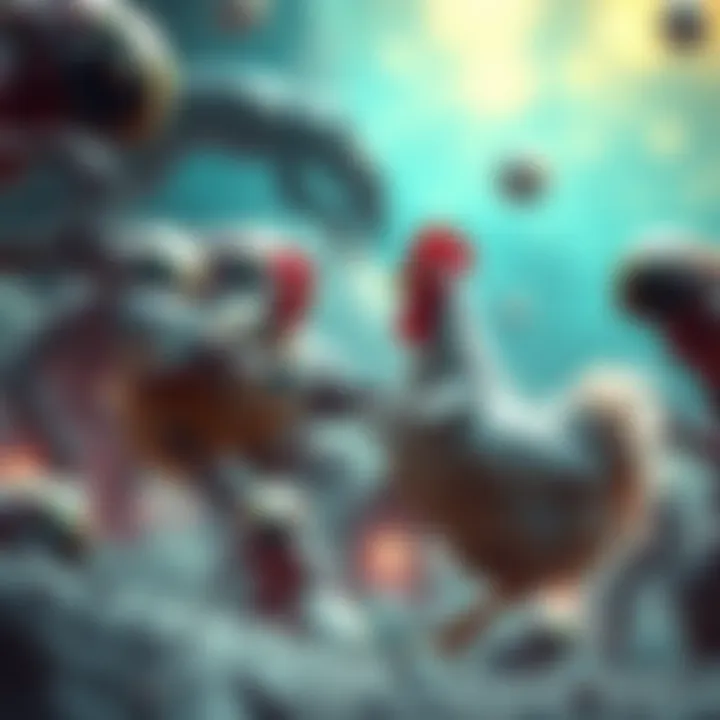 A retired astronaut named Achilles battles aliens to rescue a kidnapped chicken in a colorful space setting.