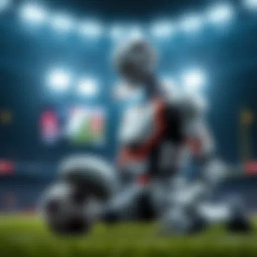 Atlas the humanoid robot watching football videos as part of its training