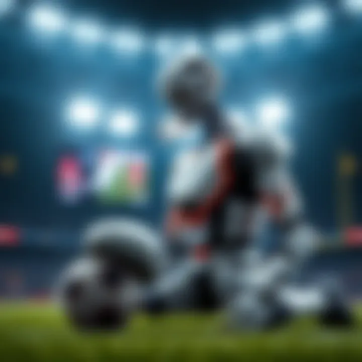 Atlas the humanoid robot watching football videos as part of its training