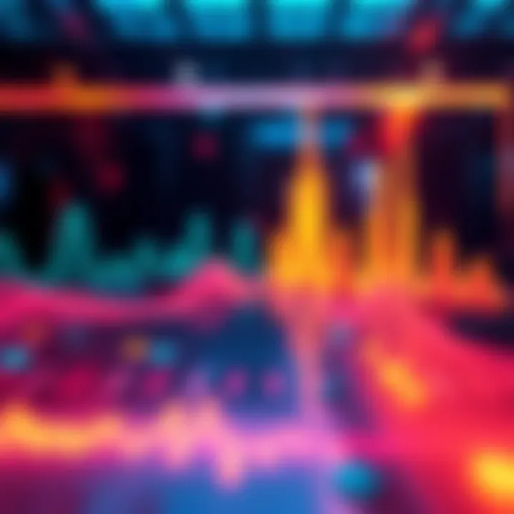 Visual representation of audio waves and graphics showing improved visuals in the Distilled v1.1 update