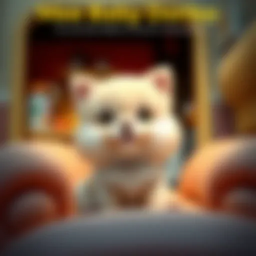 A small, fluffy and playful pet with a charming expression, making people smile, sitting in a cozy spot.
