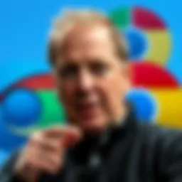 Steve Ballmer's 2009 comment on Chrome Former Microsoft CEO Steve Ballmer with a dismissive expression while discussing Google Chrome, alongside a contrast of Microsoft Edge and Google Chrome logos