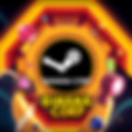 A vibrant graphic showcasing the Steam logo and 'Banana Corp' game art, inviting players to wishlist the game.