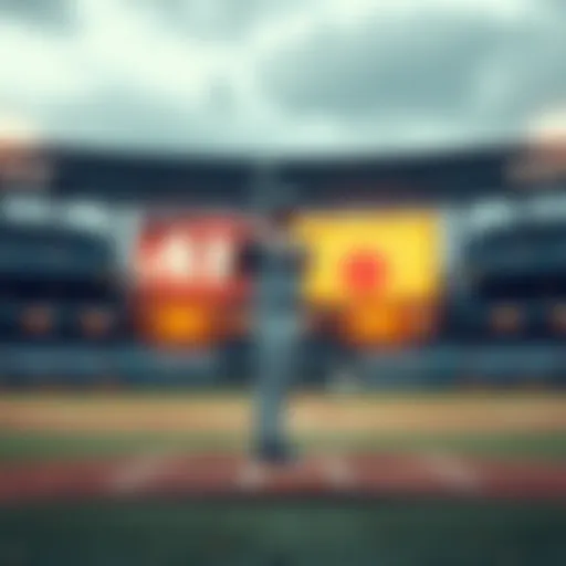 A baseball field showing an umpire with a robotic device assessing a pitch in real-time, highlighting the AI Strike Zone in action.