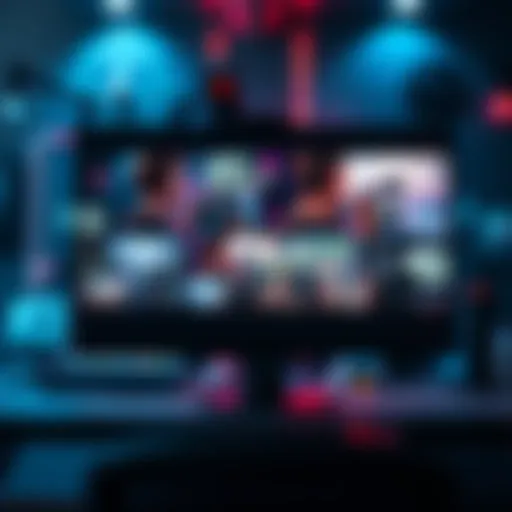 A computer screen showing multiple camera angles for batch rendering animations in video game development.