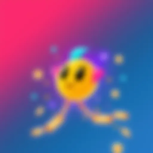 A colorful first sprite created by a beginner, featuring simple shapes and bright colors, inviting community feedback.