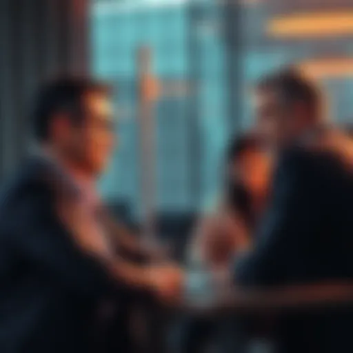 Ben Carcich, a lawyer, talking with indie game studio representatives about revenue share agreements