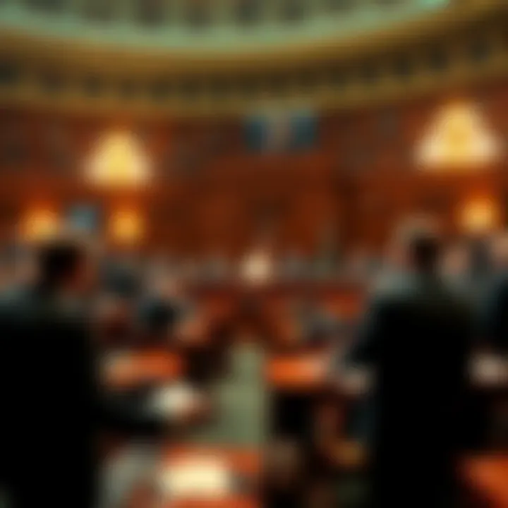 Lawmakers casting votes in support of Bill 187 during a legislative session