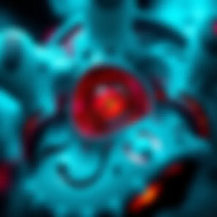 A strange and eerie image created by AI that features unusual shapes and colors, evoking curiosity and surprise.