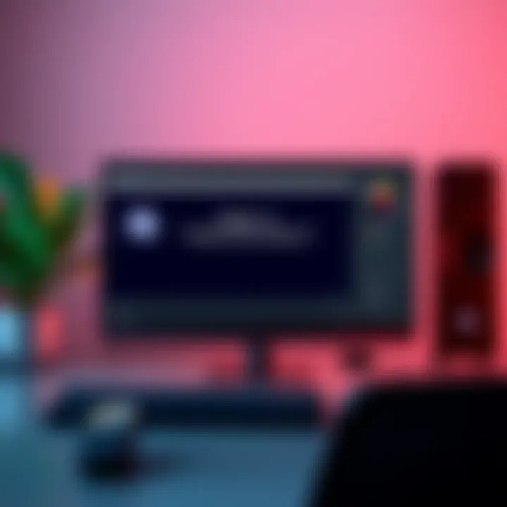 A computer screen showing Blender 4.5 with an error message while trying to load the default cube.