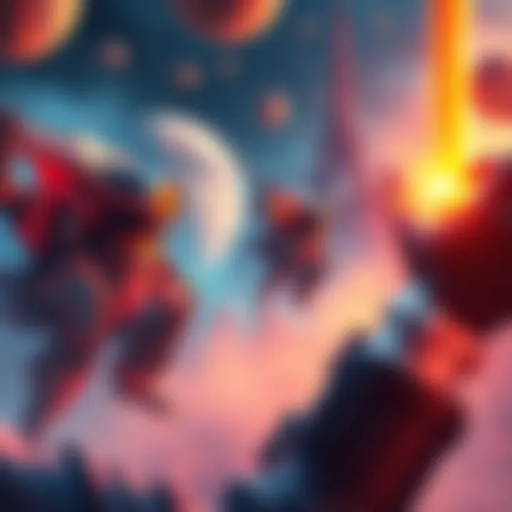 A 15-year-old artist displays his sci-fi artwork created in Blender, featuring local textures and vibrant colors.