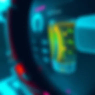 A close-up view of Blender software interface showing new dispersion settings in materials, focusing on glass refraction effects.