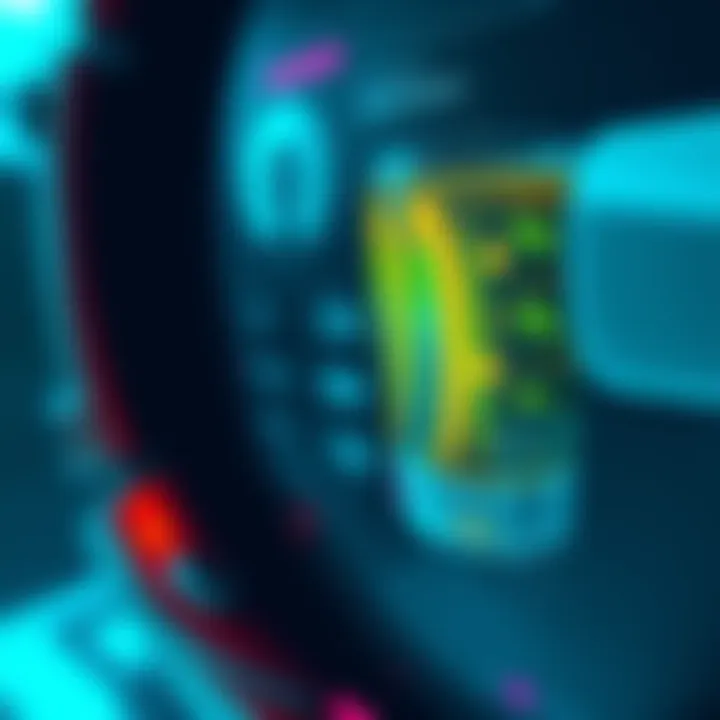 A close-up view of Blender software interface showing new dispersion settings in materials, focusing on glass refraction effects.