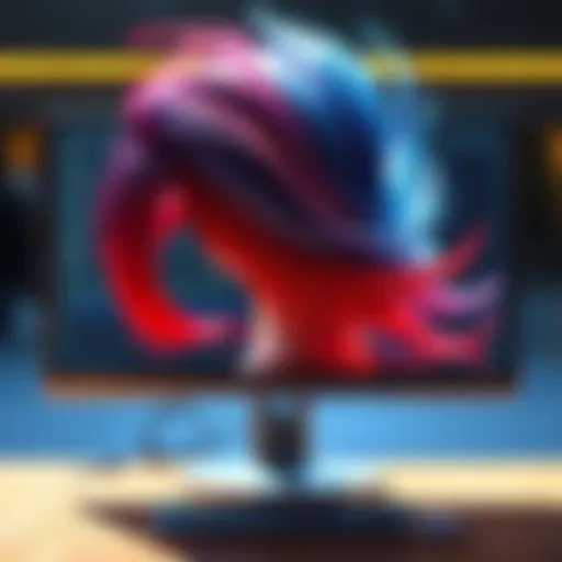 A computer screen showing realistic hair meshes created in Blender using alpha clipping techniques.