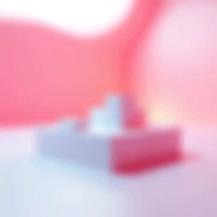 A simple 3D model created in Blender showcasing basic shapes and colors
