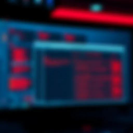 A screenshot showing a Blender interface with red attributes indicating errors during model import